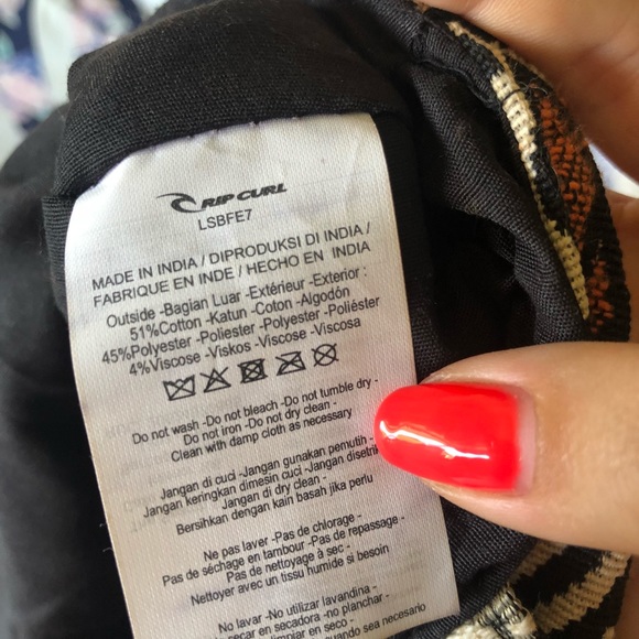 RipCurl Tribal embroidered over-sized beach tote - Picture 6 of 7